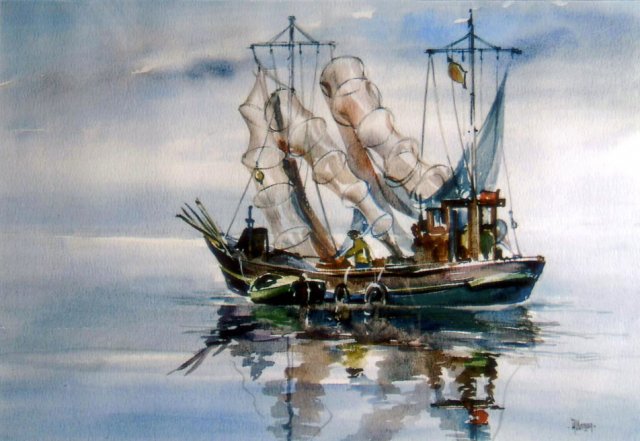 vissersboot IJmeer